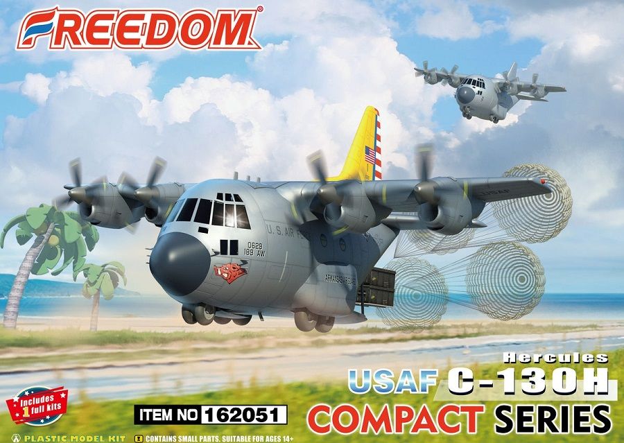 COMPACT SERIE C130H USAF MILITARY TRANSPORT AIRCRAFT
