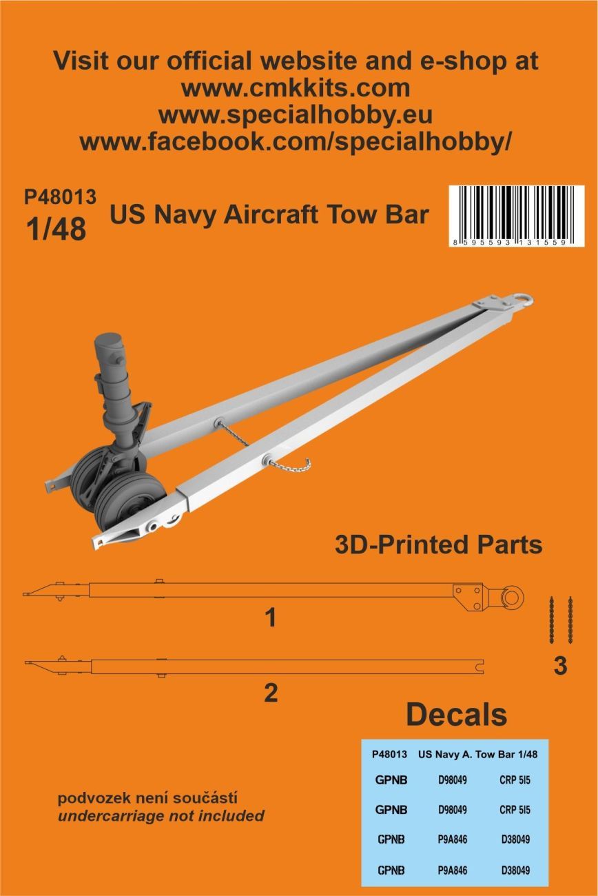 1:48 US Navy Aircraft Tow Bar 