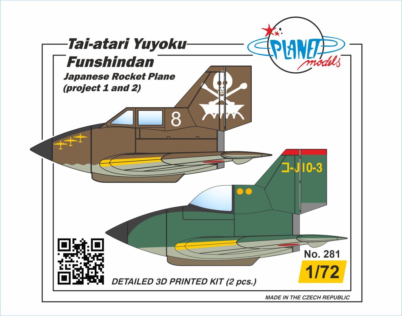 1:72 Tai-atari Yūyoku Funshindan Japanese Rocket Plane (project 1 and 2)