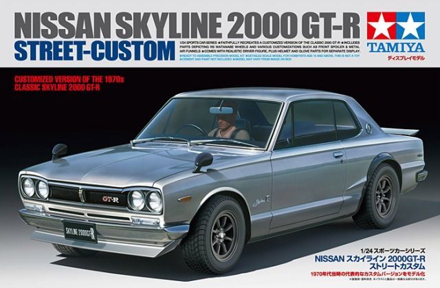 1:24 Nissan Skyline 2000 GT-R Street-Custom