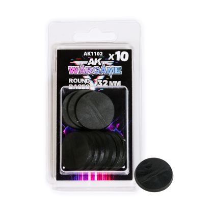 ROUND BASE 32MM X10 UNITS