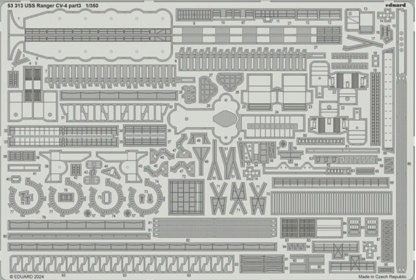 1:350 USS Ranger CV-4 part 3