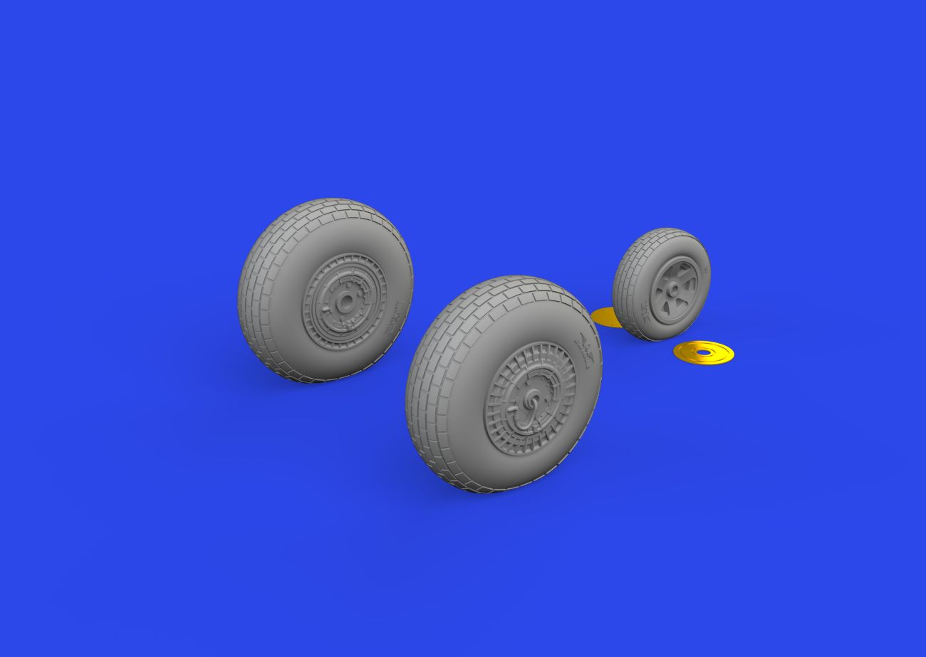 1:48 Martin B-26B Marauder wheels