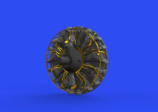 1:48 Boeing B-17F Flying Fortress engines