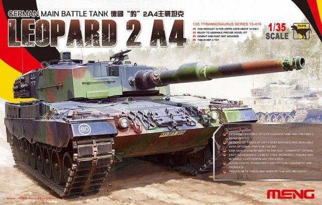 1:35 German Main Battle Tank Leopard 2 A4
