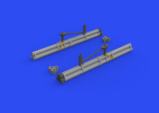 1:72 P-51D Mustang bazooka rocket launcher