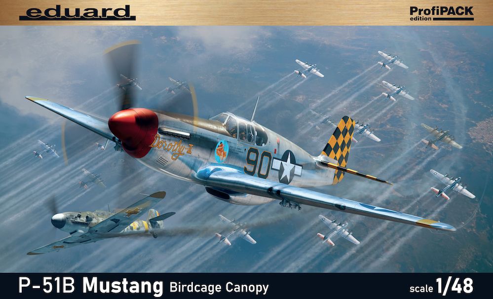 1:48 P-51B Mustang Birdcage canopy