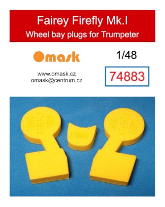 1:48 Fairey Firefly Mk.I wheel bay plugs (for Trumpeter)