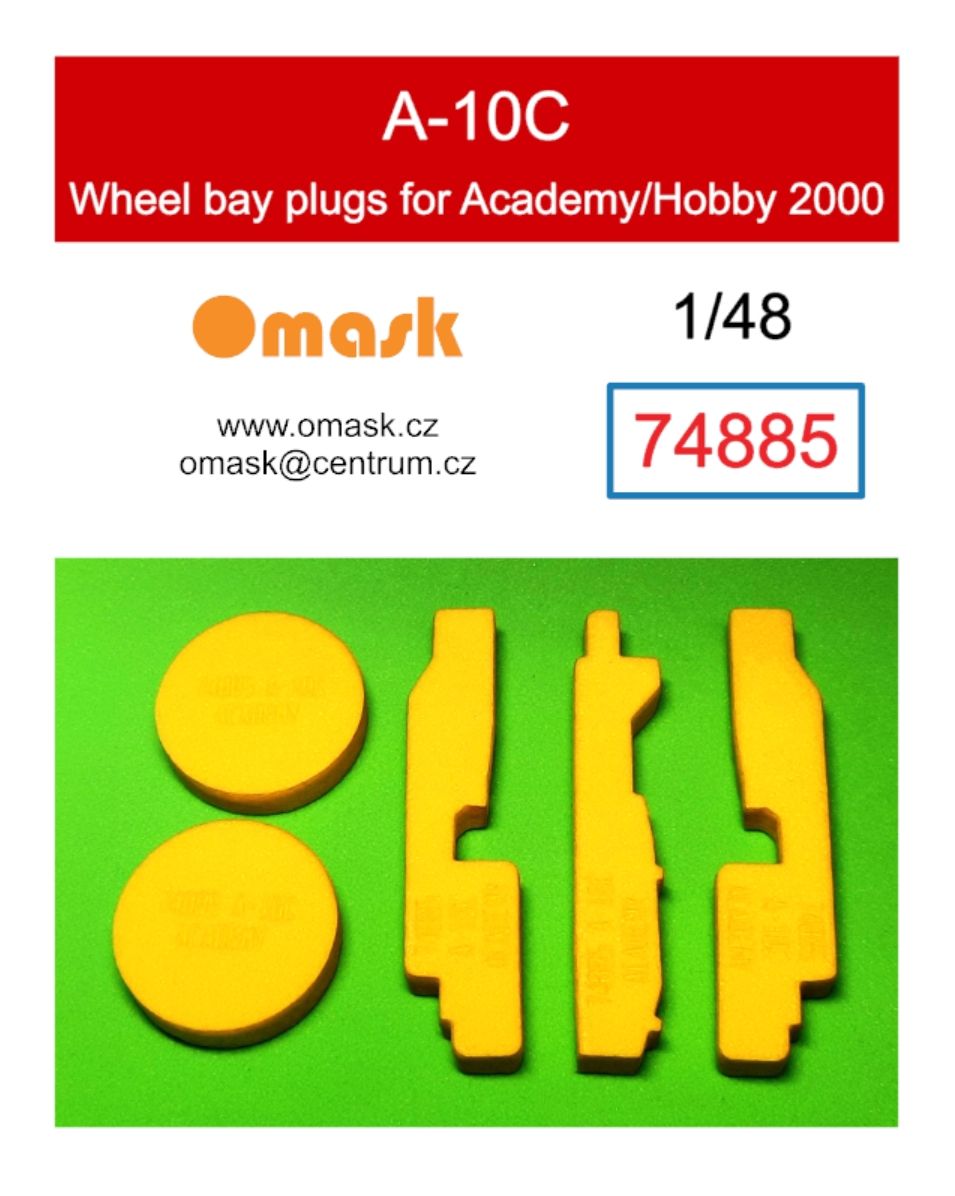 1:48 A-10C wheel bay plugs (for Academy/Hobby 2000)