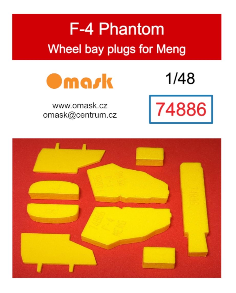 1:48 F-4 Phantom wheel bay plugs (for Meng)