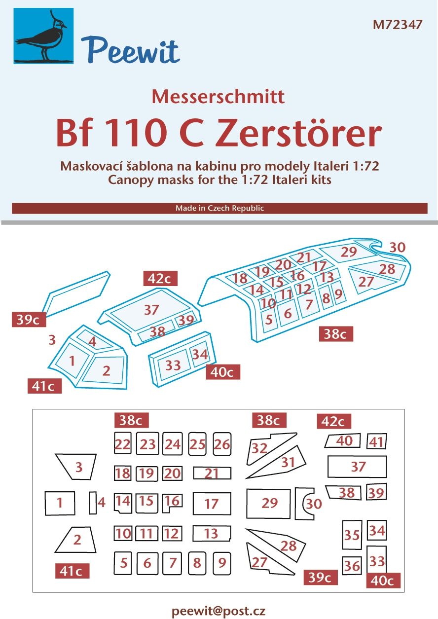 1:72 Bf-110C-3/C-4 Zerstorer