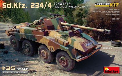 1:35 Sd.Kfz. 234/4 SCHWERER PANZERSPÄHWAGEN 7,5 cm. INTERIOR KIT