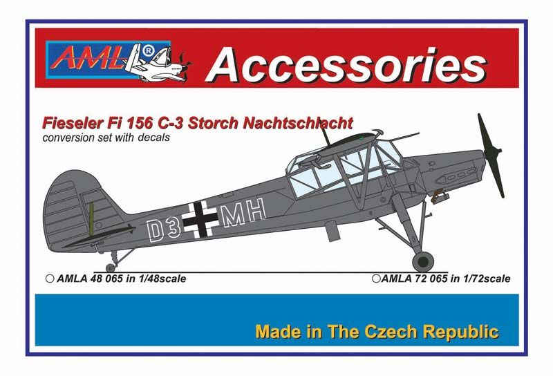 1:72 Fieseler Fi-156 C-3 Nachtschlacht Conversion Set (for Academy, Airfix, Heller and Smer kits)