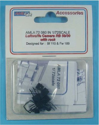 1:72 Luftwaffe Camera RB 50/30 with Rack for: Me-110 and Fw-189