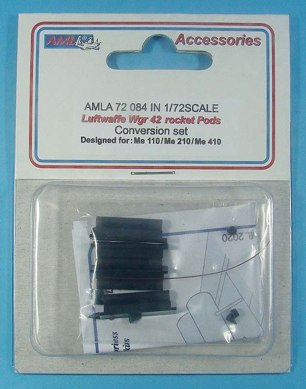 1:72 Luftwaffe Wgr.42 rocket pods for Messerschmitt Bf-110/Me-210/Me-410