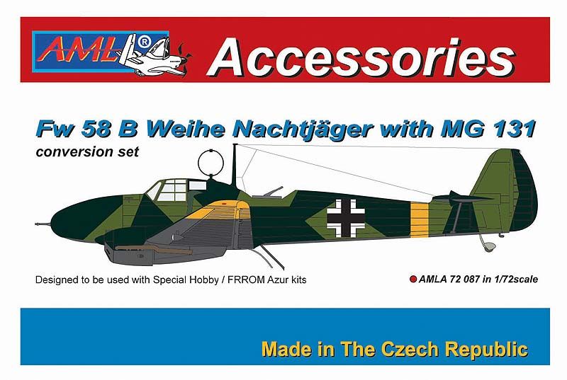 1:72 Focke-Wulf Fw-58 B Nachtjäger with MG 131 (for Azur, Fromm and Special Hobby kits)