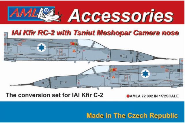 1:72 IAI Kfir RC-2 - Tsniut Meshopar Camera Nose Conversion Set