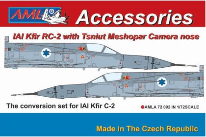 1:72 IAI Kfir RC-2 - Tsniut Meshopar Camera Nose Conversion Set