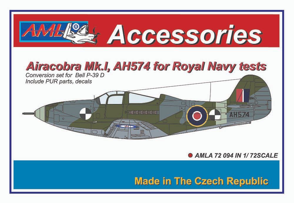 1:72 Bell Airacobra Mk.I AH574 for Royal Navy tests