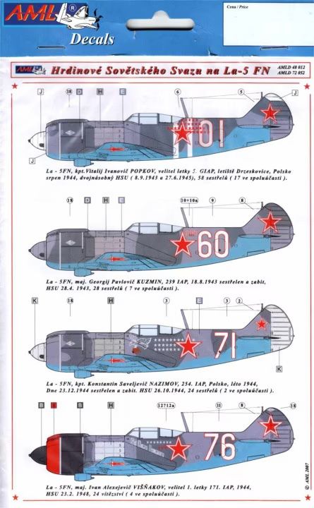 1:48 Soviet Aces in Lavochkin La-5FN