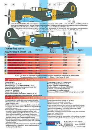 1:72 Finnish Curtiss-Hawk H-75 Hawks over Karelian Sky