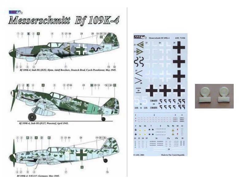 1:72 Messerschmitt Bf109K-4 Part I
