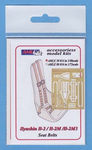 1:48 Ilyushin Il-2 / Il-2M / Il-2M3 seatbelts