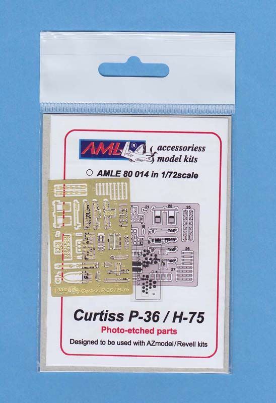 1:72 Curtiss P-36/H-75 Hawk - Details Set (designed to be used with AZ Models and Revell kits)