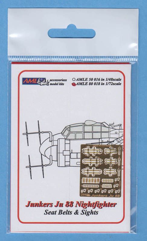 1:72 Junkers Ju-88 Nightfighter - seat belts and gun sights