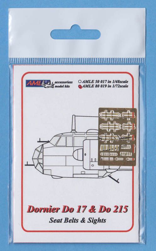 1:72 Dornier Do-17 & Do-215 - seat belts and gun sights
