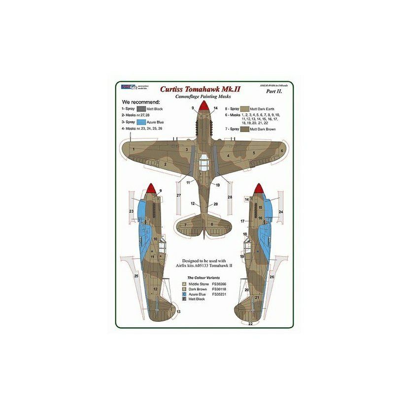 1:48 Curtiss Tomahawk Mk.IIB /Part II /AFX