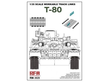 1:35 T-80 Workable Track Links