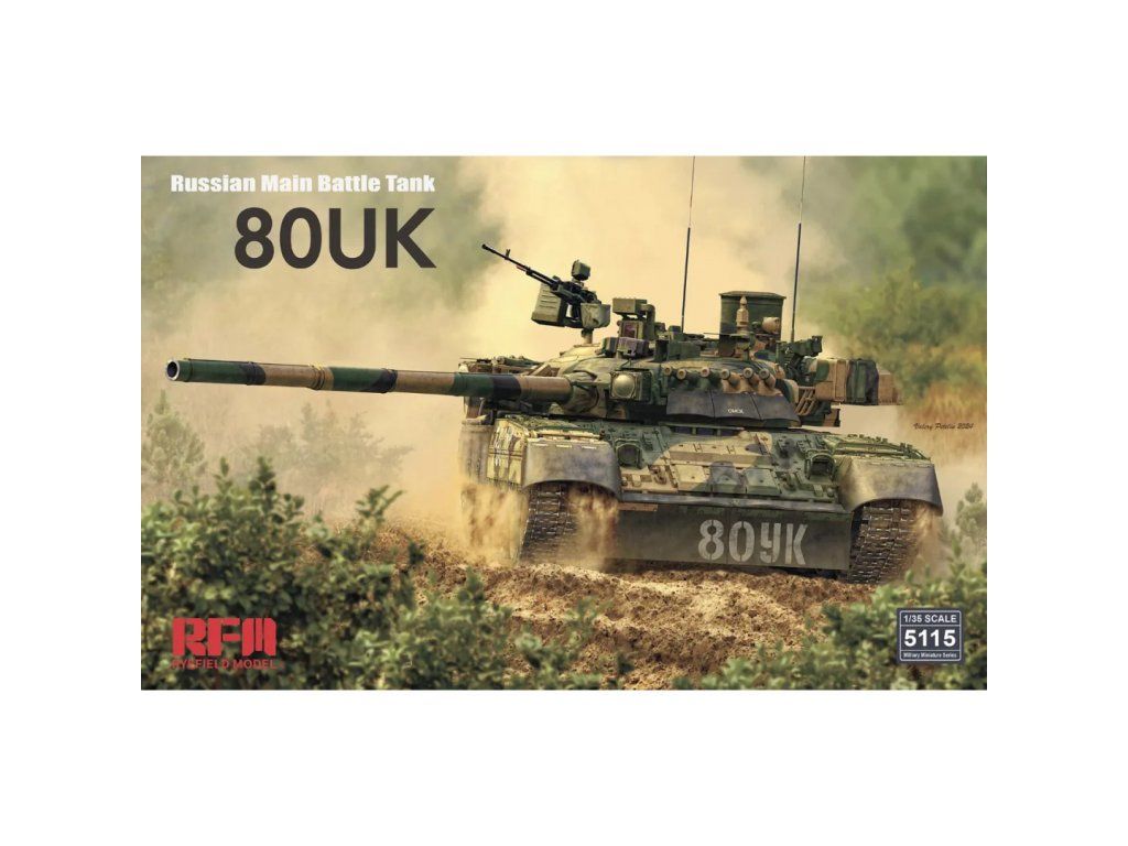 1:35 Russian Main Battle tank T-80UK