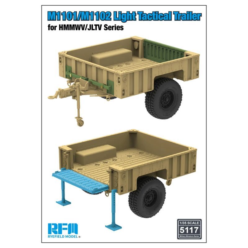 1:35 M1101/M1102 Light Tactical Trailer for HMMWV/JLTV