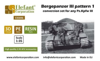 1:35 Bergepanzer III pattern 1, conversion set for any Pz.Kpfw III