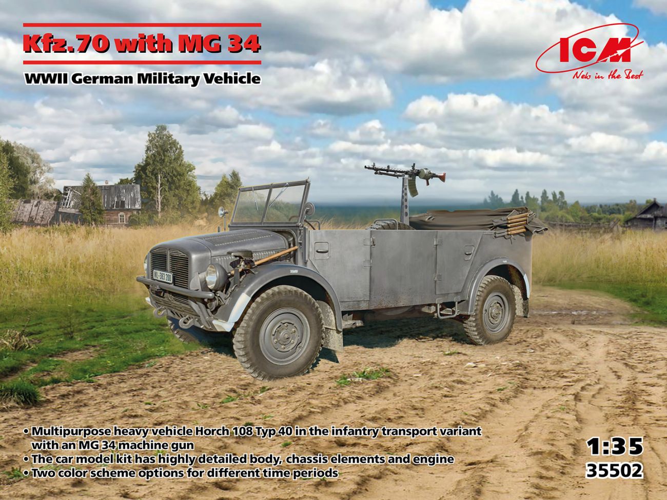 1:35 Kfz.70 with MG 34