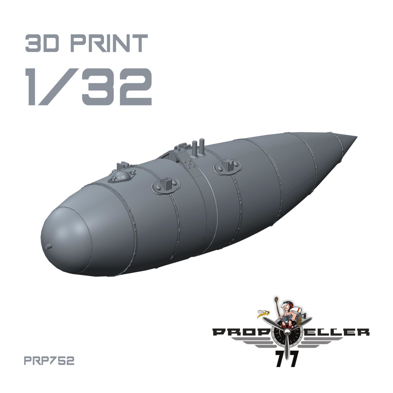 1:32 Bf 109G external fuel tanks variant A