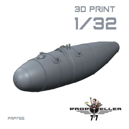 1:32 Bf 109G external fuel tanks variant B