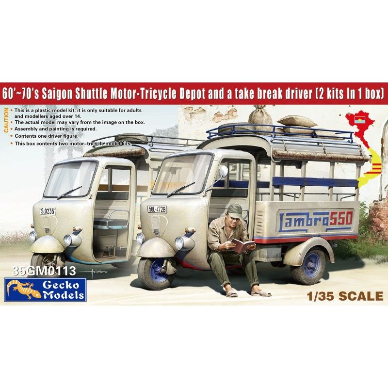 1:35 LAMBRO 550 LANZADERA VIAJEROS SAIGON (60 - 70)