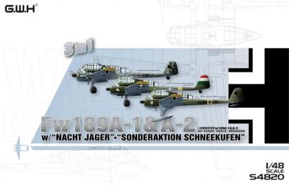 1:48 FW189A-1 & A-2 W/NACHT JAGER.SONDERAKTION SCHNEEKUFEN