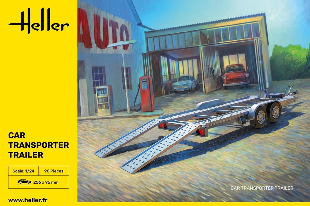 1:24 Car Transporter Trailer