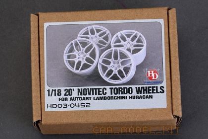 1:18 20' Novitec Torado Wheels ( For Autoart Lamborghini Huracan)