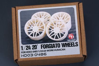 1:24 20inch Forgiato Wheels Set for LB-Work Lamborghini Huracan (4 Wheels)