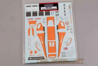 1:24 McLaren MP4-12C GT3 GULF 9&69-2012