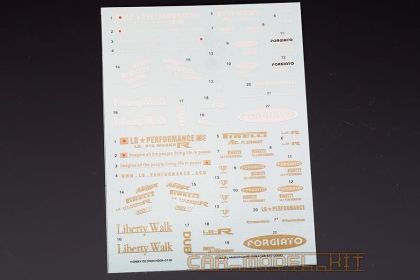 1:18 LB Lamborghini Huracan 610 Logo For HD03-0442