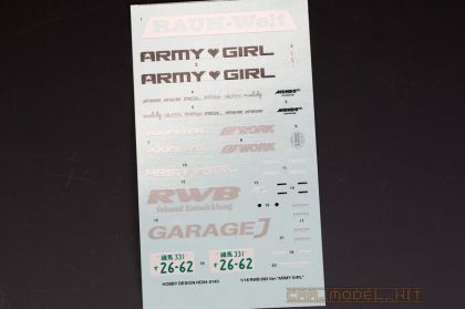 1:18 RWB 993 Ver.Army Girl
