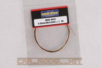 0.38mm Wire (Gold) 1m