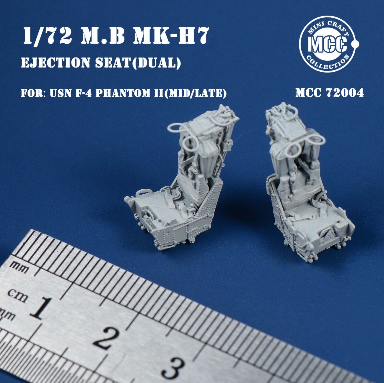 1:72 M.B MK.H7 Ejection Seats for McDonnell F-4 Phantom II Navy variants (2pcs)