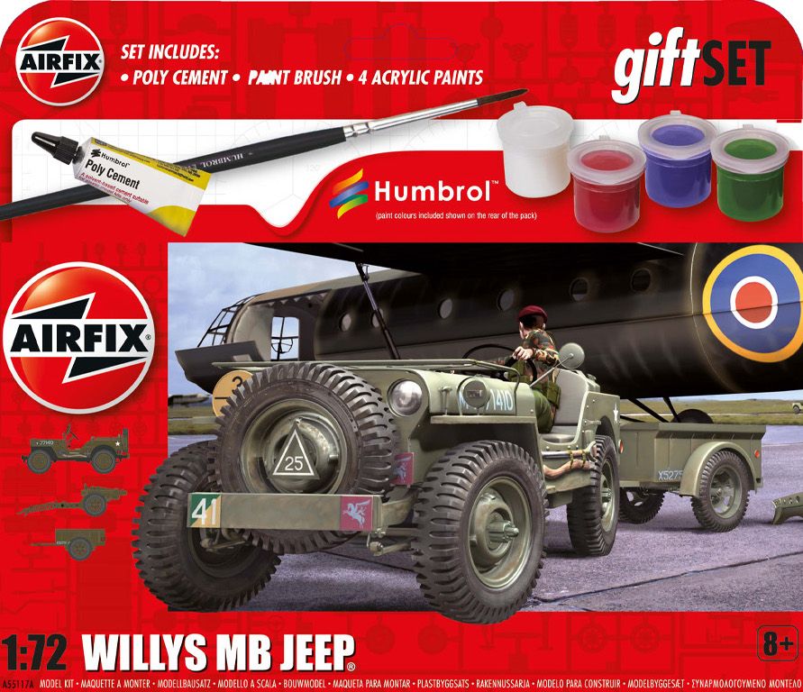 1:72 Willys Jeep Starter Set