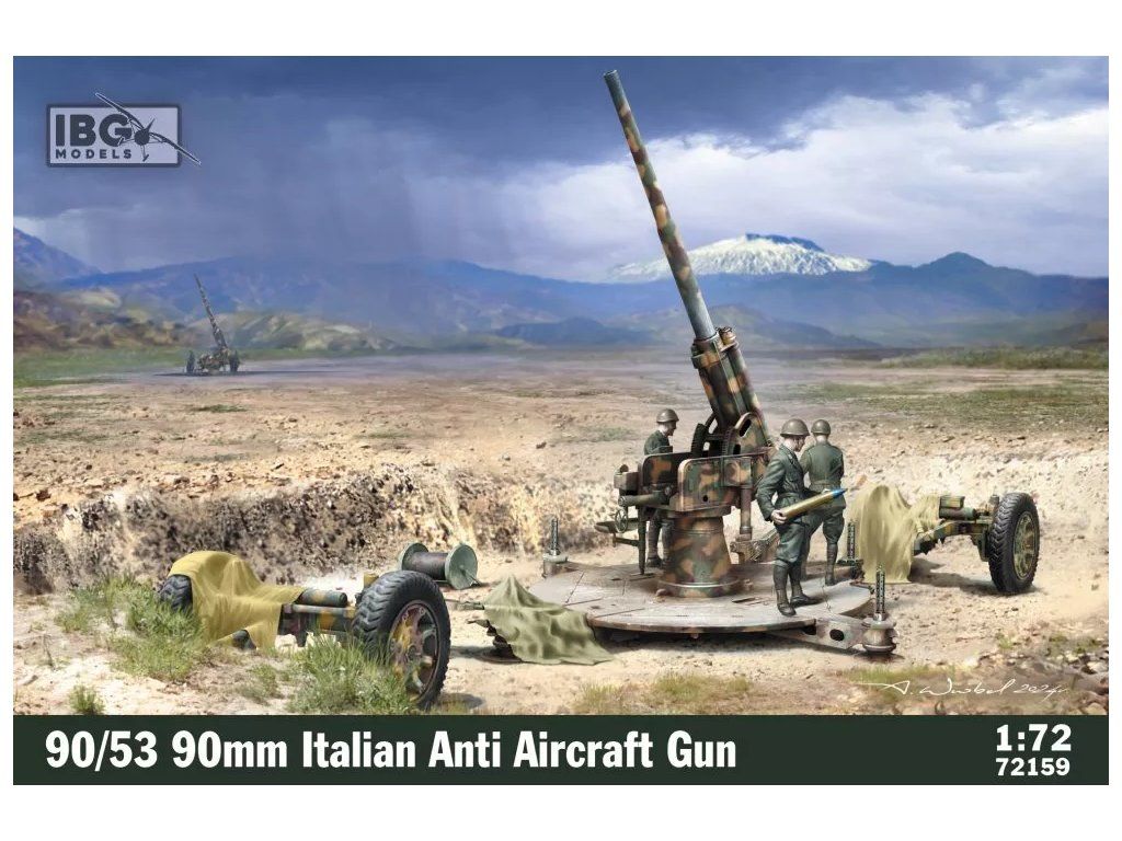 1:72 90/53 90 mm Italian Anti Aircraft Gun